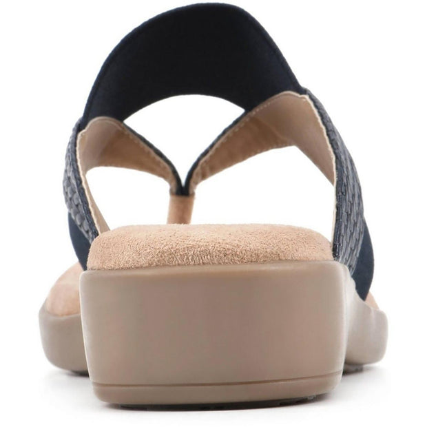 Bumble Womens Cushioned Footbed Slip-On Thong Sandals