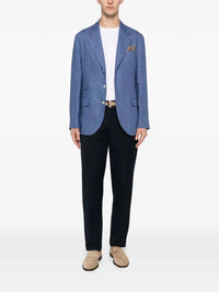 Brunello Cucinelli Men Linen Deconstructed Blazer