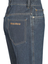 Miu Miu Women Straight-Leg Denim Trousers