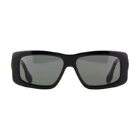 Victoria Beckham Sunglasses Square Full Rim, Black Frame and Dark Grey Lens VB669S001