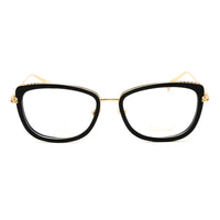 Chopard Eyeglasses Cat Eye Full Rim, Rose Gold Frame and Clear Demo Lenses Lens VCH256M0300