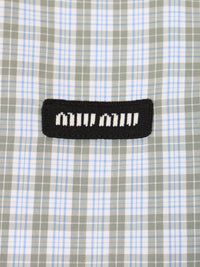 Miu Miu Women Checked Poplin Shirt