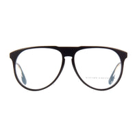 Victoria Beckham Eyeglasses Aviator Full Rim, Havana Frame and Clear Demo Lenses Lens VB2602215