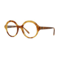 Loewe Loewe Eyeglasses Square Full Rim, Light Havana Frame and Clear Demo Lenses Lens LW50082I053