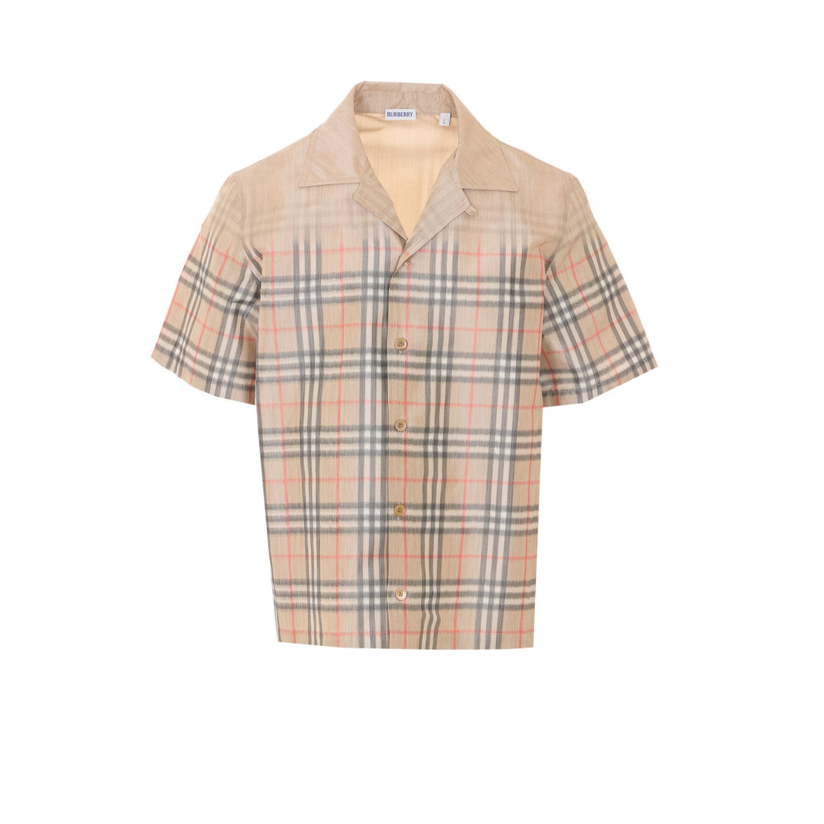 Burberry Burberry Men Faded Check Shirt