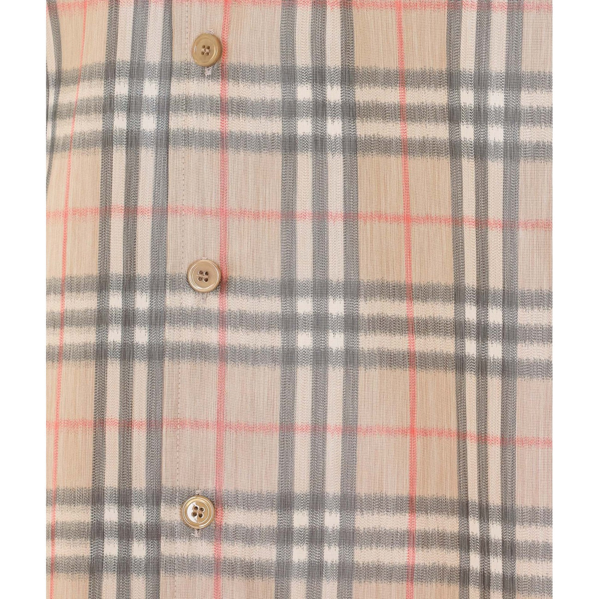 Burberry Burberry Men Faded Check Shirt