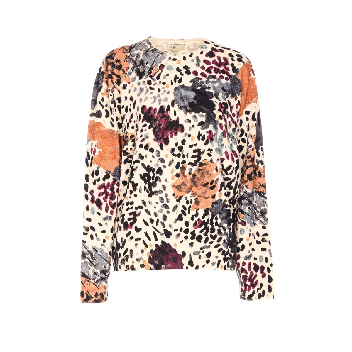 Fendi Women Falena Motif Sweater
