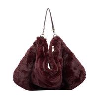 Liu Jo Liu Jo Women Faux Fur Logo Shoulder Bag