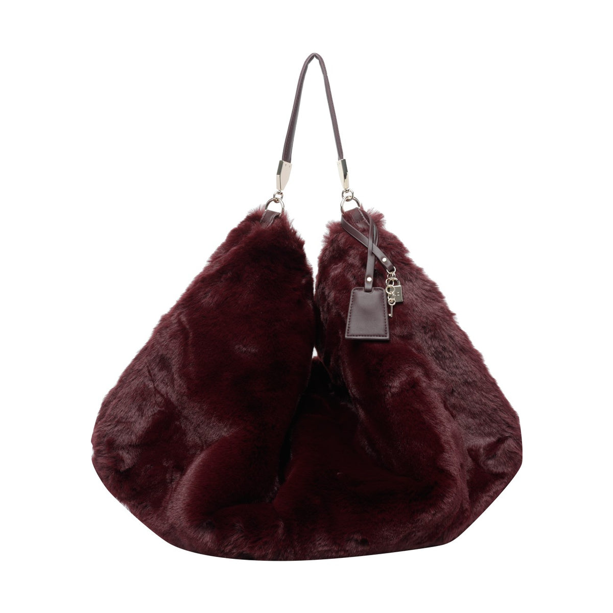 Liu Jo Liu Jo Women Faux Fur Logo Shoulder Bag