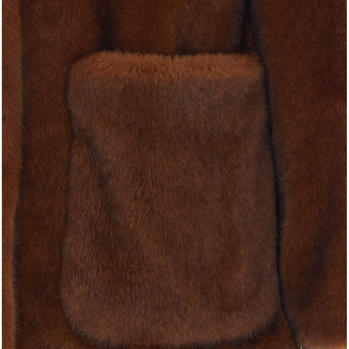 Herno Women Faux Fur Peacoat