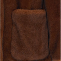Herno Women Faux Fur Peacoat