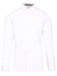 Burberry Burberry Men Slim Fit Shirt In Stretch Cotton