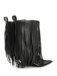 Balenciaga Balenciaga Women Avenue Fringe Ankle Boots