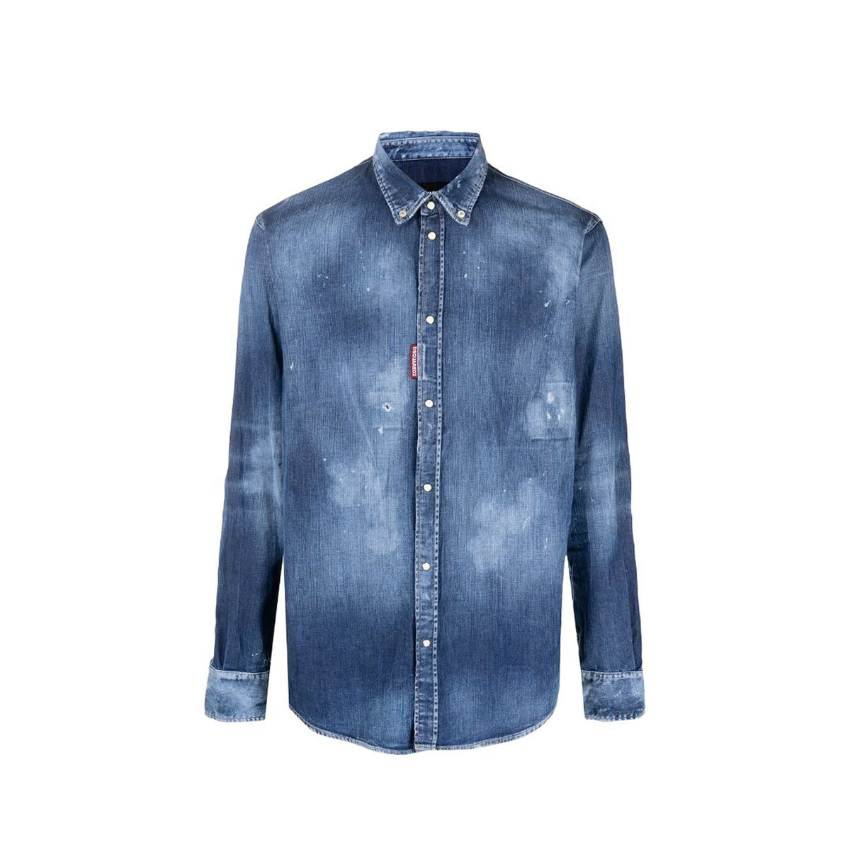 Dsquared2 Dsquared2 Distressed Effect Denim Shirt Men