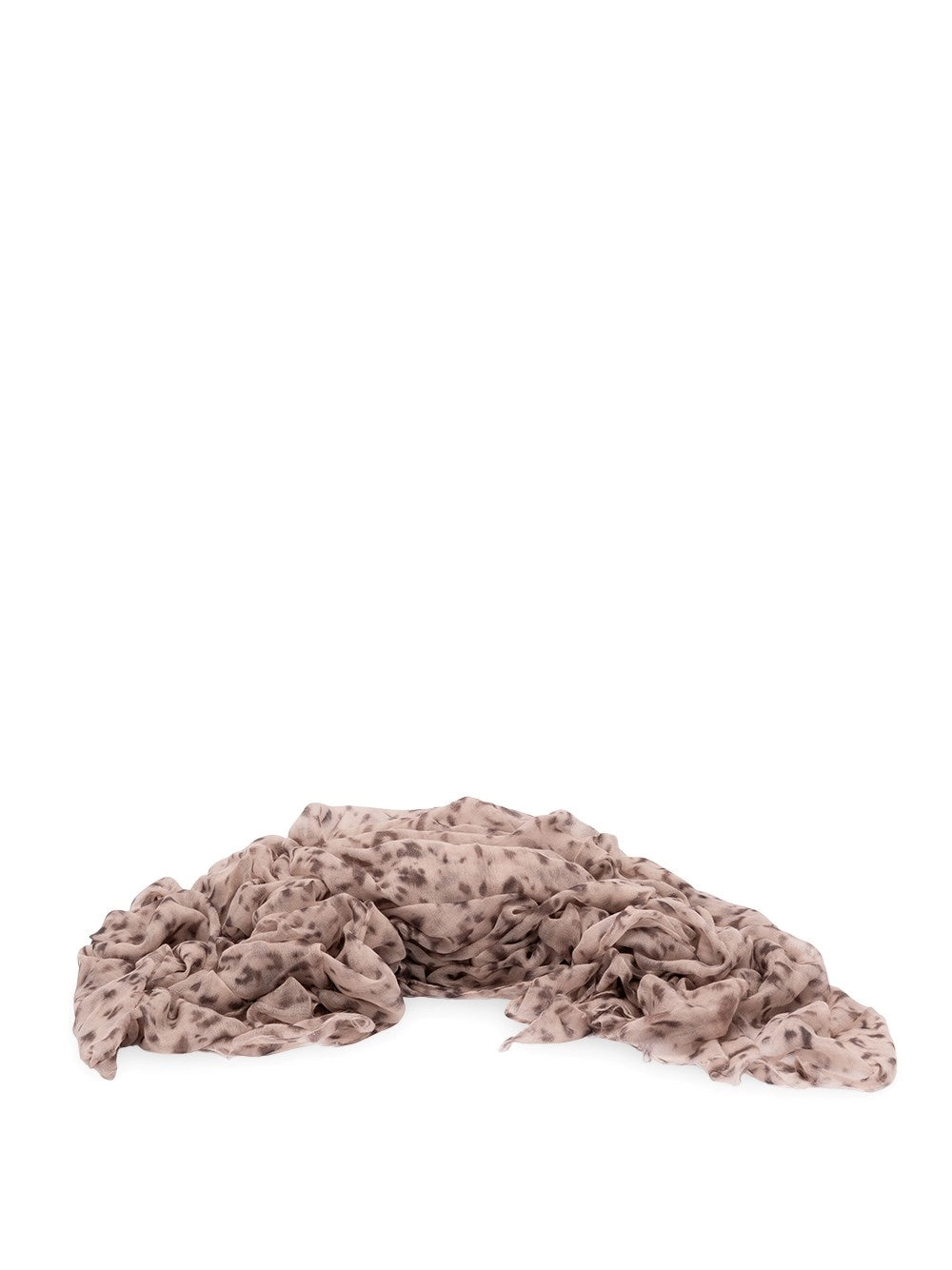 Brunello Cucinelli Women Cashmere Scarf With Lynx Animal Print