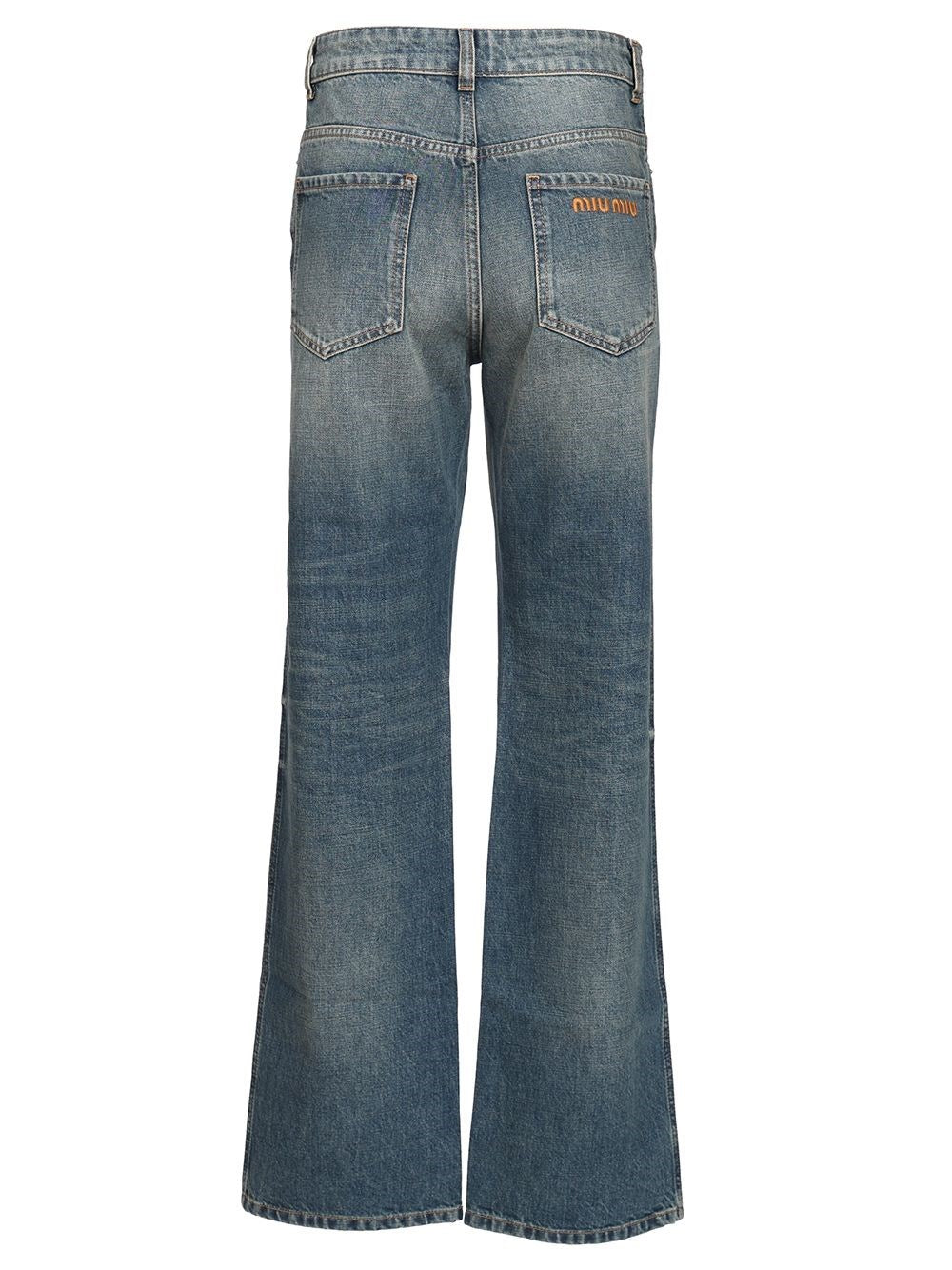 Miu Miu Women Five-Pocket Denim Trousers