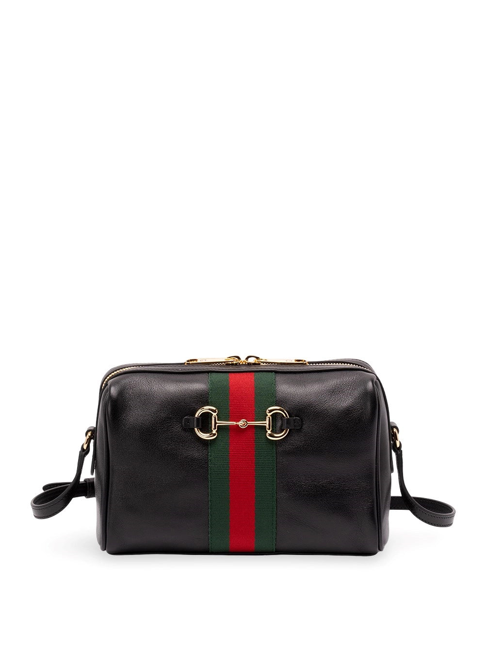 Gucci Gucci Women Horsebit Web Crossbody Bag