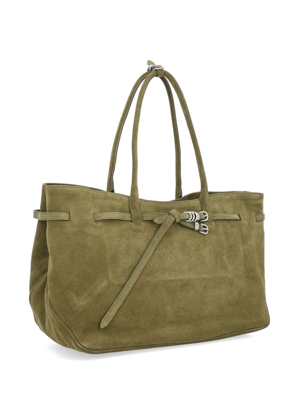 Margesherwood Women Grandma Used Large Suede Bag