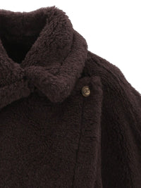 Max Mara Max Mara Women Alpaca And Wool Teddy Cape