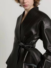 Alberta Ferretti Women Leather Jacket