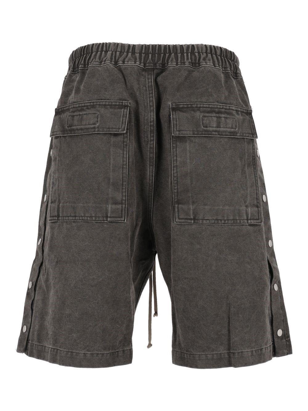 Rick Owens Drkshdw Men Straight-Leg Cotton Canvas Pusher Shorts