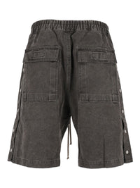 Rick Owens Drkshdw Men Straight-Leg Cotton Canvas Pusher Shorts