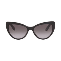 Salvatore Ferragamo Sunglasses Cat Eye Full Rim, Black Frame and Grey Gradient Lens SF930S001