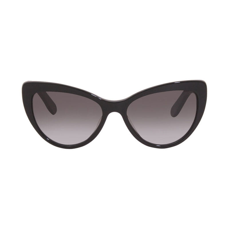 Salvatore Ferragamo Sunglasses Cat Eye Full Rim, Black Frame and Grey Gradient Lens SF930S001