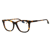 Victoria Beckham Eyeglasses Square Full Rim, Dark Havana Frame and Clear Demo Lenses Lens VB2649234