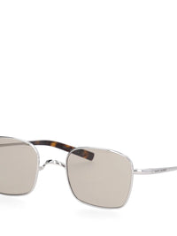 Saint Laurent Women Square Metal Sunglasses