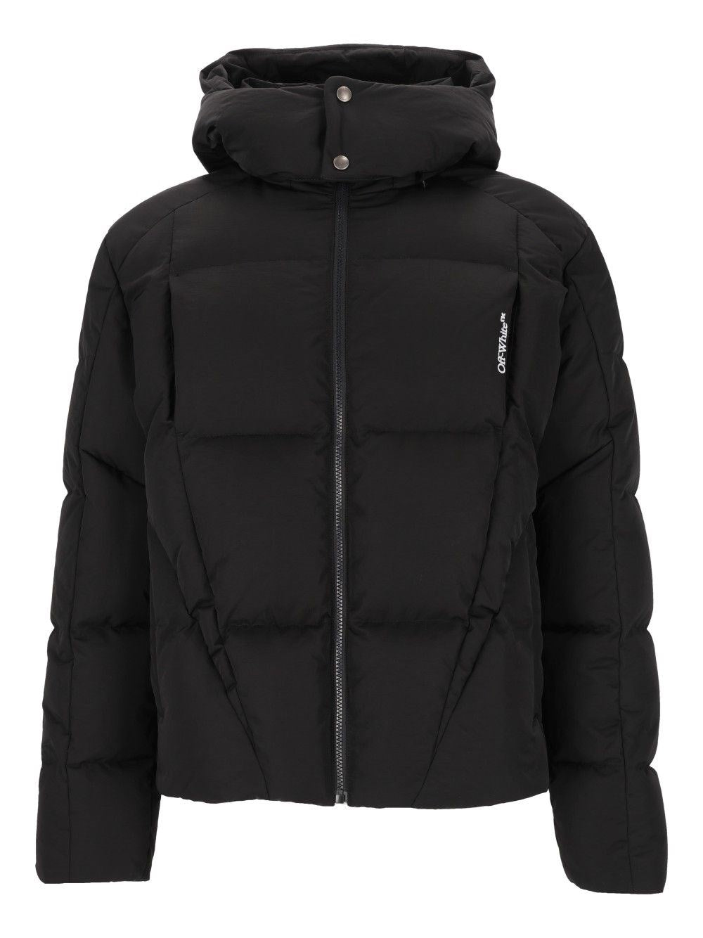 Off-White Men Down Jacket With Hood