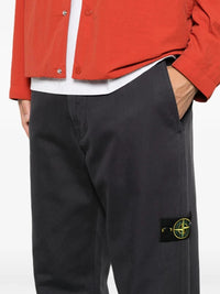 Stone Island Men Cotton Twill-Tc Garment Dyed Pants