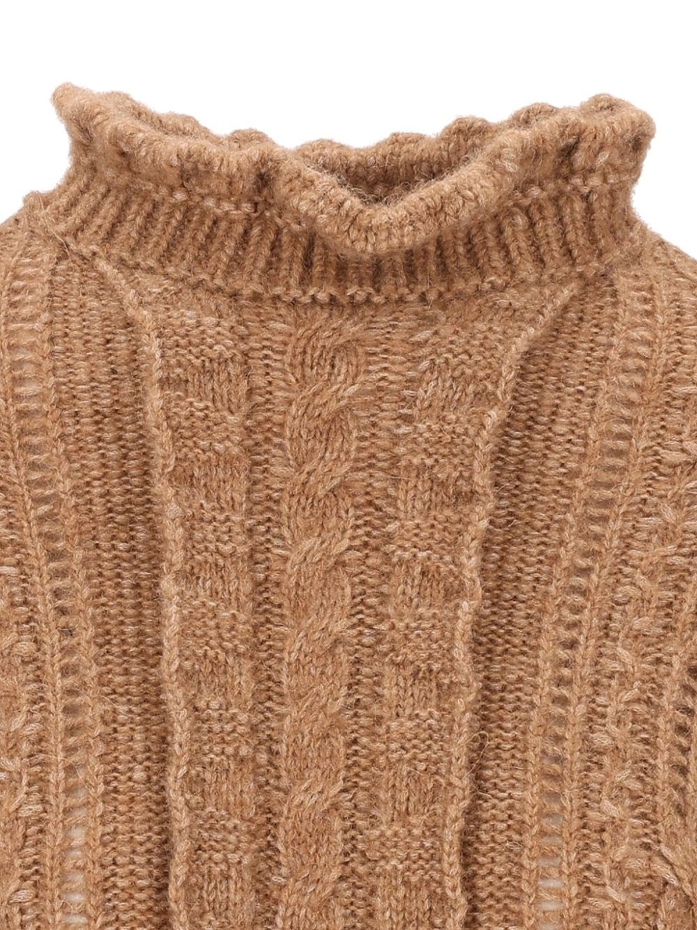Moncler Grenoble Moncler Grenoble Women Open-Knit Alpaca Blend Sweater