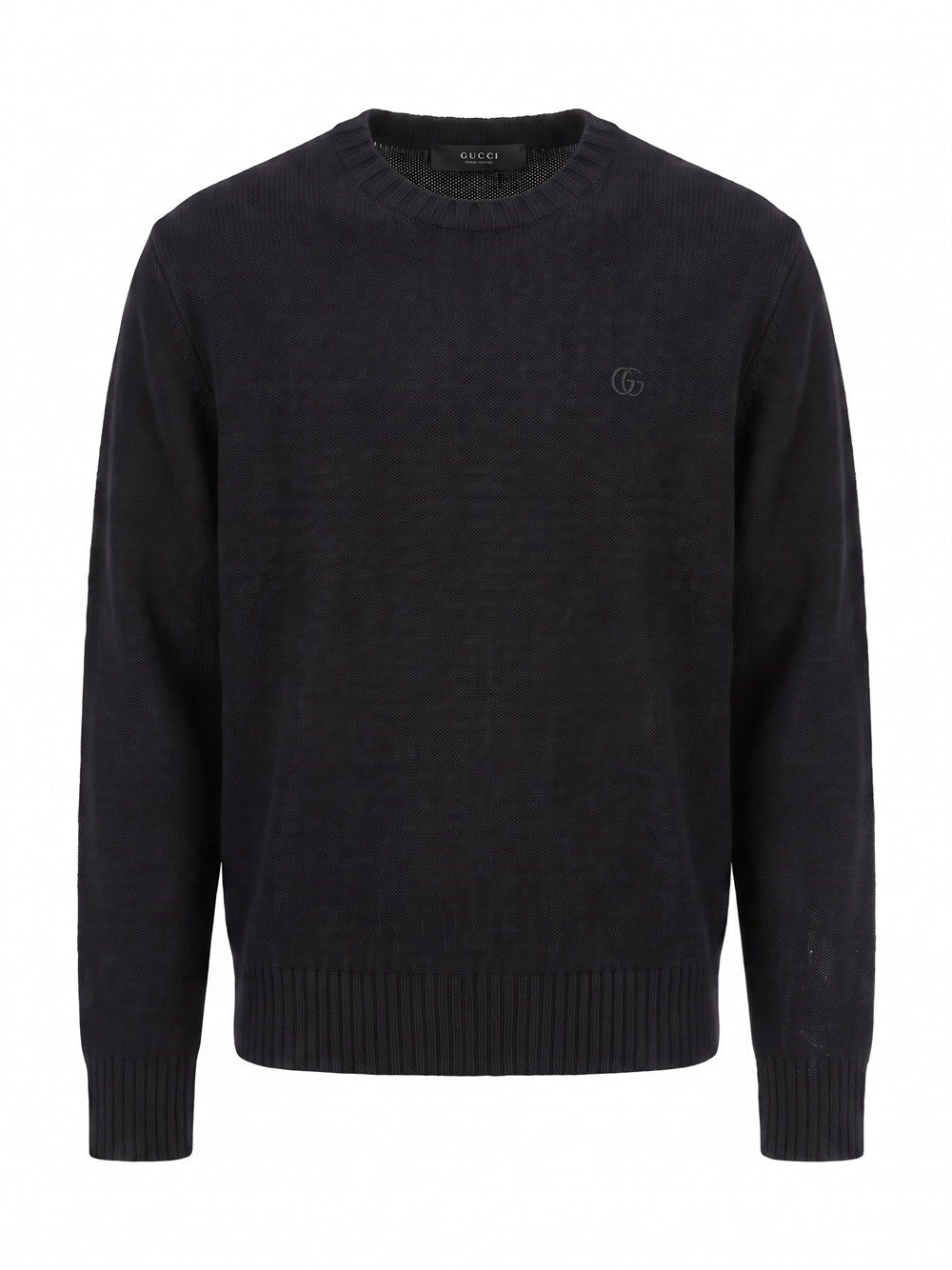 Gucci Men Wool Cashmere Crewneck Sweater