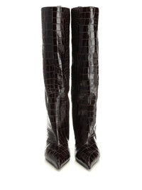 The Attico Women 'Lea' Crocodile-Effect Boot