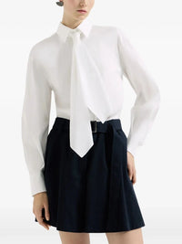 Brunello cucinelli Brunello Cucinelli Women Shirt With Tie And Monili