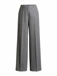 Peserico Women Micro Houndstooth Palazzo Pants With Lurex