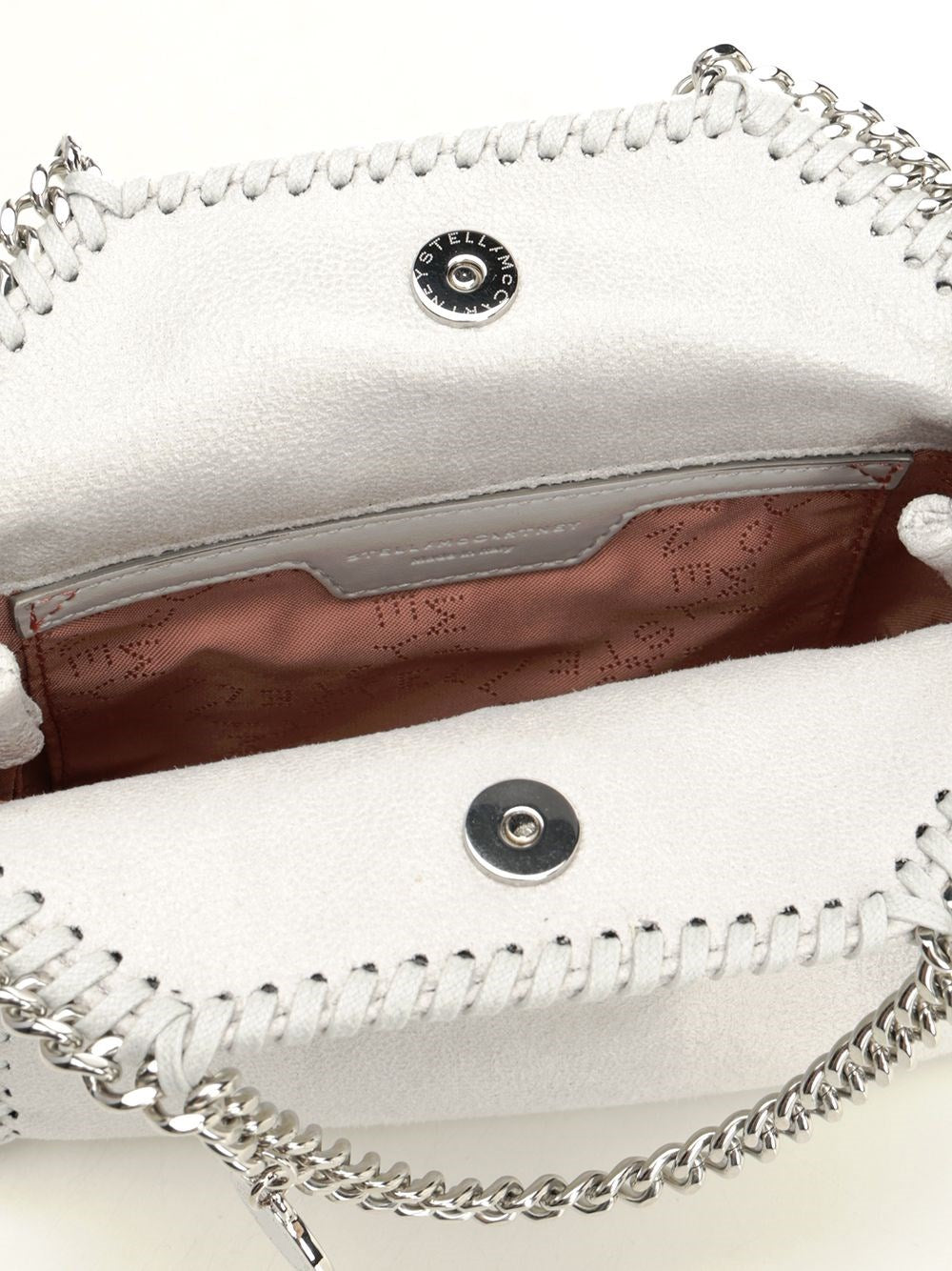 Stella Mccartney Stella Mccartney Women Falabella Tiny Bag Eco Shaggy Deer W/Stainless Steel Chain - Airlite