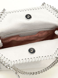 Stella Mccartney Stella Mccartney Women Falabella Tiny Bag Eco Shaggy Deer W/Stainless Steel Chain - Airlite