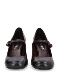 Miu Miu Women Waxed Leather Pumps