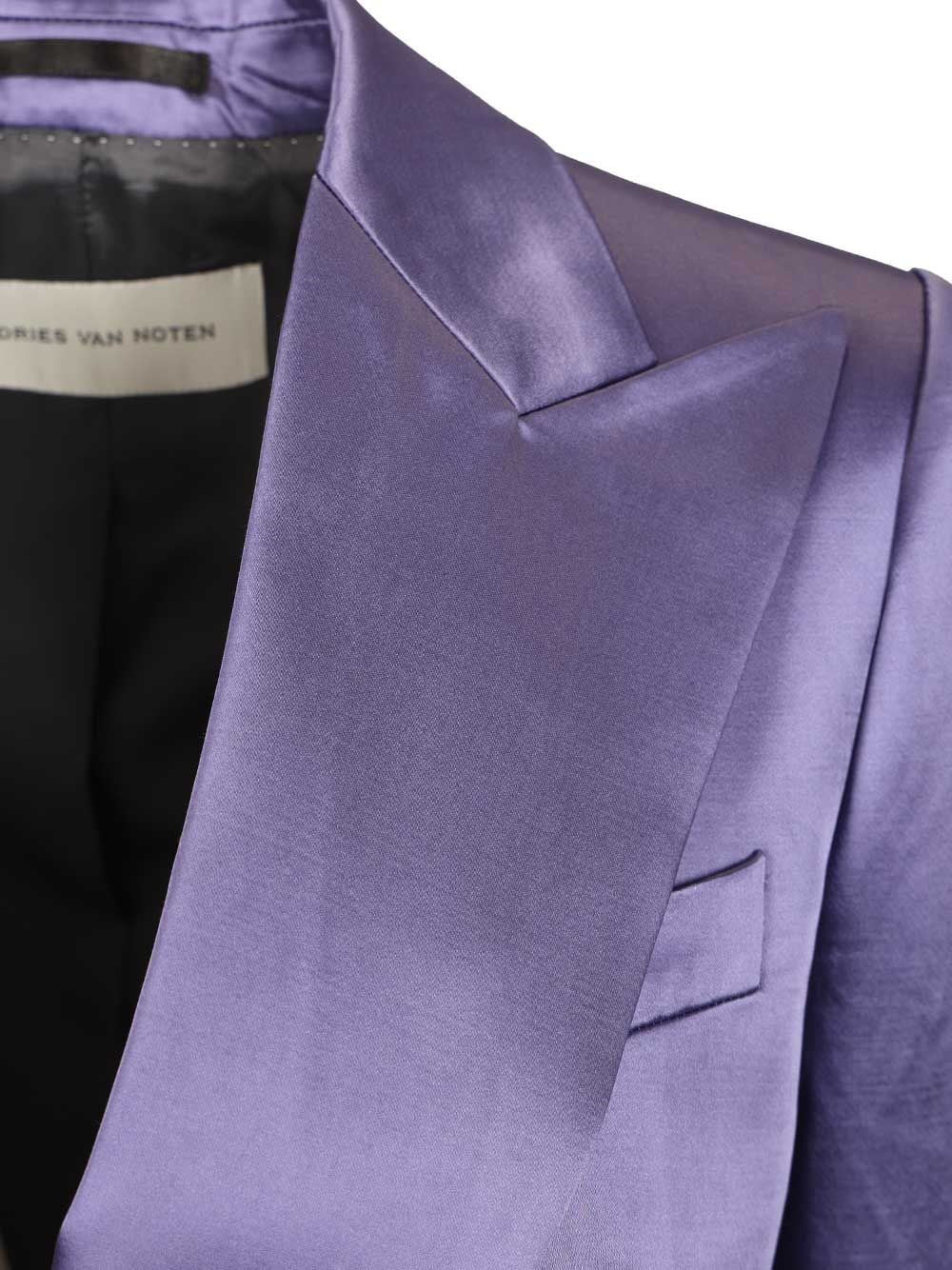 Dries Van Noten Women Blazer In Shiny Satin