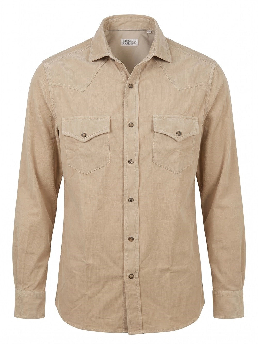 Brunello Cucinelli Men Corduroy Shirt