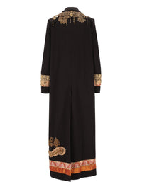 Dries Van Noten Women Embellished Wool Longline Coat