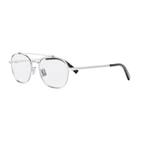 Dior Eyeglasses Shield Full Rim, Silver Frame and Clear Demo Lens Lens CDDIAMONDOR2UF000