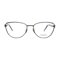 Saint Laurent Saint Laurent Eyeglasses Cat Eye Full Rim, Black Frame and Clear Demo Lenses Lens SLM92003