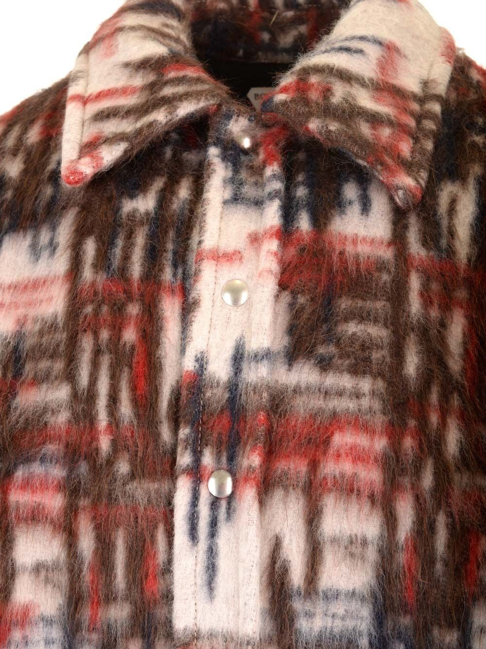 Bottega Veneta Men Brushed Alpaca Overshirt