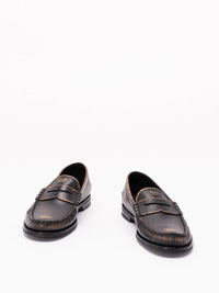 Prada Prada Men Antiqued Leather Loafers