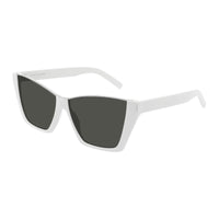 Saint Laurent Sunglasses Cat Eye Full Rim, Havana Frame and Green Lens SL369KATE002