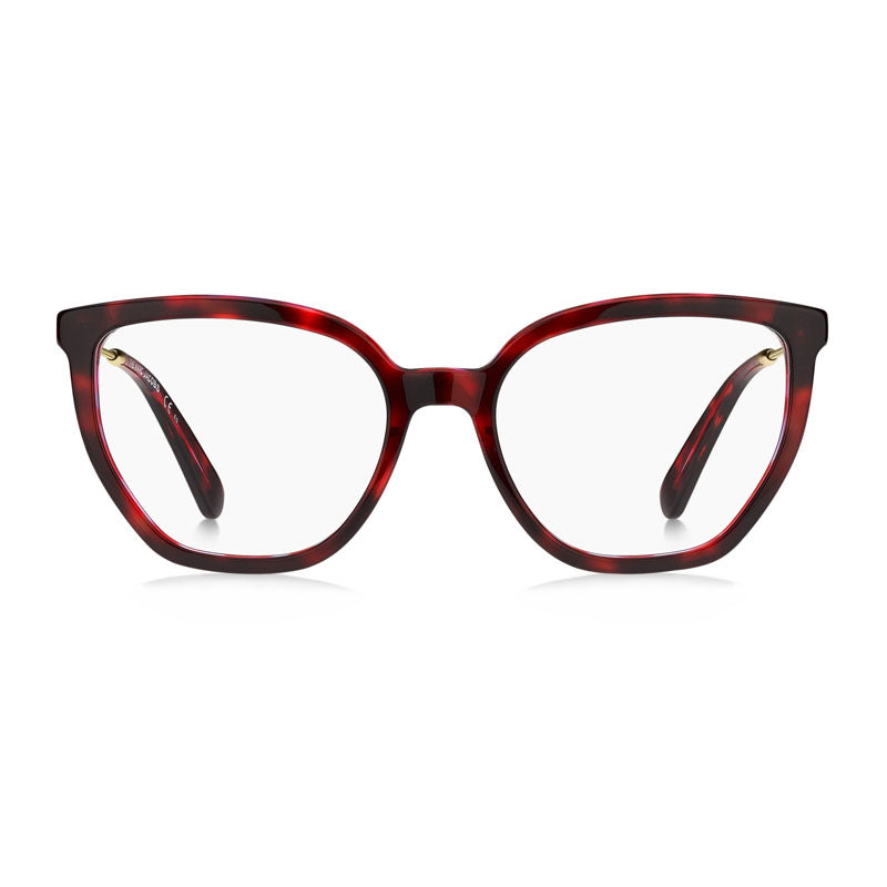 Marc Jacobs Eyeglasses Cat Eye Full Rim, Cherry Havana Frame and Clear Demo Lens Lens MARC5960HK300