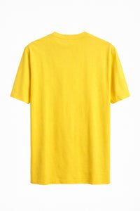 Cavalli Class Light Yellow Lion Print Signature T-Shirt-L